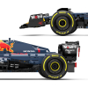 1:8 Red Bull F1 RB19 Klocki 2509el. RASTAR