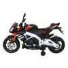 Aprilia Tuono V4 Motor na akumulator dla dzieci Czarny + Panel MP3 + Kółka pomocnicze + Wolny Start
