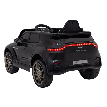 Aston Martin DBX na akumulator dla dzieci Czarny + Pilot + EVA + Pasy + Wolny Start + Audio LED