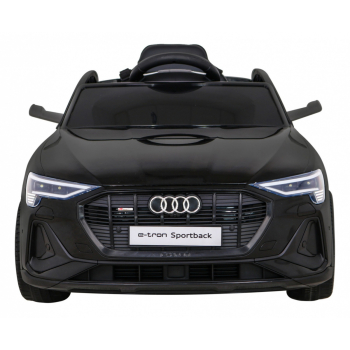 Audi E-Tron Sportback dla dzieci Czarny + Pilot + Napęd 4x4 + Wolny Start + Radio MP3 + LED