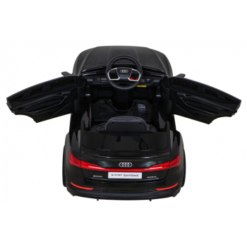 Audi E-Tron Sportback dla dzieci Czarny + Pilot + Napęd 4x4 + Wolny Start + Radio MP3 + LED