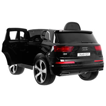 Audi Q7 Lift na akumulator dla dzieci Lakier Czarny + Pilot + Wolny Start + EVA + MP3 LED