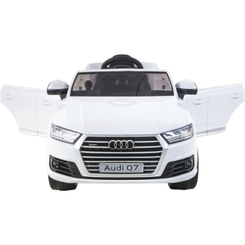 Audi Q7 Quattro S-Line SUV na akumulator Biały + Pilot + Radio MP3 LED