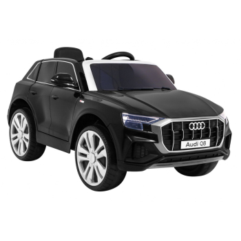 Audi Q8 Lift na akumulator dla dzieci Czarny + Pilot + EVA + Wolny Start + MP3 USB + LED