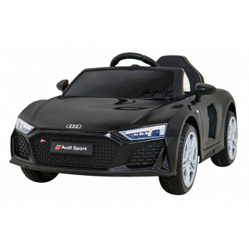 Audi R8 LIFT Samochodzik na akumulator Czarny + Pilot + Koła EVA + MP3 + LED