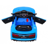 Audi R8 LIFT Samochodzik na akumulator Niebieski + Pilot + Koła EVA + MP3 + LED