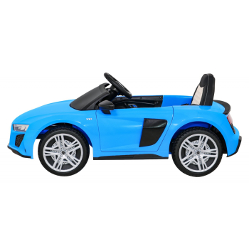 Audi R8 LIFT Samochodzik na akumulator Niebieski + Pilot + Koła EVA + MP3 + LED