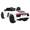 Audi R8 Spyder na akumulator Biały + Pilot