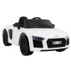 Audi R8 Spyder na akumulator Biały + Pilot