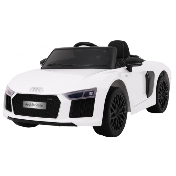 Audi R8 Spyder na akumulator Biały + Pilot
