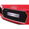 Audi R8 Spyder na akumulator Czerwony + Pilot + EVA + Wolny Start + Radio MP3 + LED