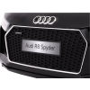 Audi R8 Spyder na akumulator Lakier Czarny + Pilot + EVA + Wolny Start + Radio MP3 + LED