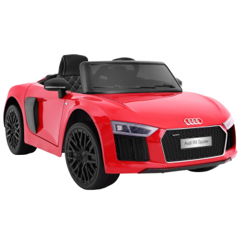 Audi R8 Spyder na akumulator Lakier Czerwony + Pilot