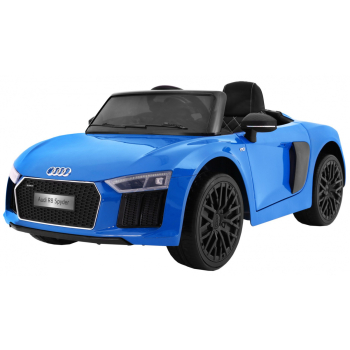 Audi R8 Spyder na akumulator Lakier Niebieski + Pilot
