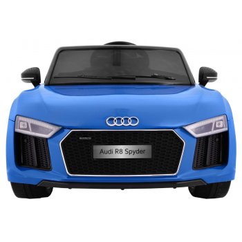 Audi R8 Spyder na akumulator Lakier Niebieski + Pilot