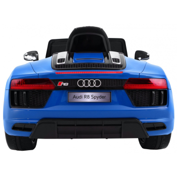 Audi R8 Spyder na akumulator Lakier Niebieski + Pilot