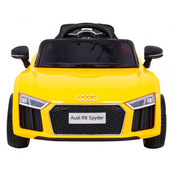 Audi R8 na akumulator dla dzieci Żółty + Pilot