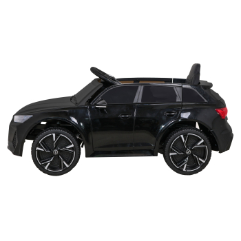 Audi RS 6 Elektryczny Samochodzik dla dzieci Czarny + Pilot + Koła EVA + Wolny Start + Audio LED