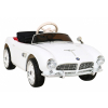 Autko BMW 507 Retro elektryczne dla dzieci Biały roadster