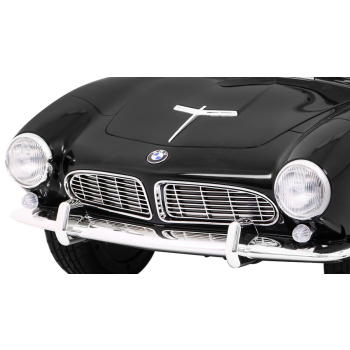 Autko BMW 507 Retro elektryczne dla dzieci Czarny Roadster
