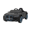 Autko BMW i4 na akumulator dla dzieci Czarny + Wolny Start + EVA + Ekoskóra + Audio LED + Pilot