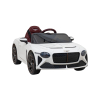 Autko Bentley Bacalar na akumulator dla dzieci Biały + Pilot + EVA + Wolny Start + Audio LED