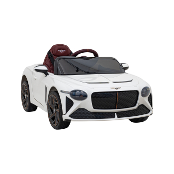 Autko Bentley Bacalar na akumulator dla dzieci Biały + Pilot + EVA + Wolny Start + Audio LED