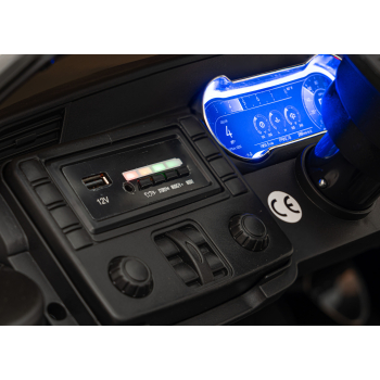 Autko Ford Mustang GT na akumulator dla dzieci Czarny + Regulacja siedzenia + Audio LED + EVA + Wolny Start