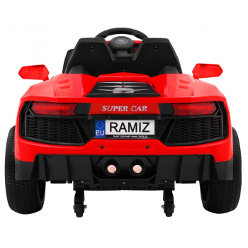 Autko Future na akumulator dla dzieci Czerwony + Pilot + Wolny Start + MP3 USB + LED
