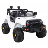 Autko Jeep Dark Night na akumulator dla dzieci Biały + Wolny Start + EVA + Audio LED