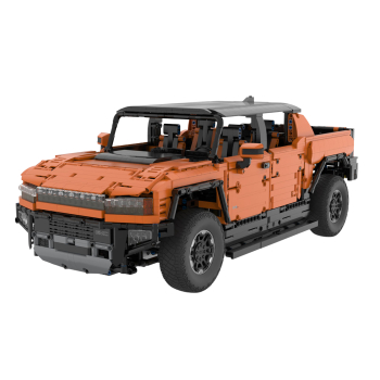 Autko Klocki R/C 1:10 Hummer EV Pomarańczowy RASTAR