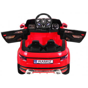 Autko Rapid Racer elektryczne dla dzieci, Czerwony SUV + Pilot