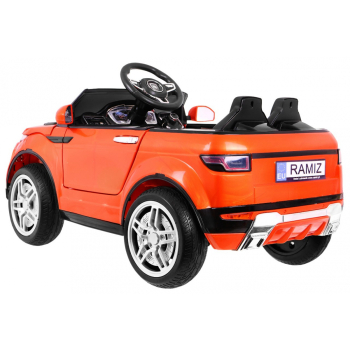 Autko Rapid Racer elektryczne dla dzieci, Pomarańczowy SUV + Pilot