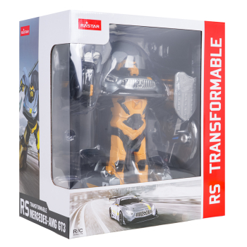 Autko/Robot 2w1 R/C 1:14 Mercedes-AMG GT3 Szary RASTAR