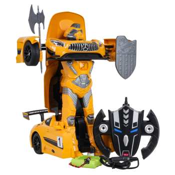 Autko/Robot 2w1 R/C 1:14 Mercedes-AMG GT3 Żółty RASTAR