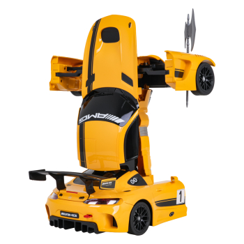 Autko/Robot 2w1 R/C 1:14 Mercedes-AMG GT3 Żółty RASTAR