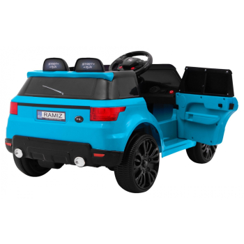 Autko Start Run na akumulator, Niebieski SUV + Pilot + Funkcje bezpieczeństwa