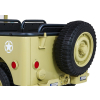 Autko Wojskowe Retro Strong dla 3 dzieci Matcha