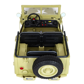 Autko Wojskowe Retro Strong dla 3 dzieci Matcha