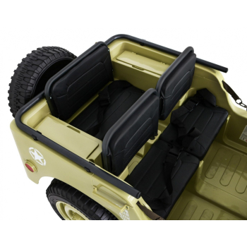 Autko Wojskowe Retro Strong dla 3 dzieci Matcha