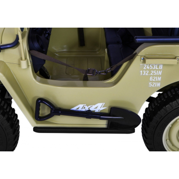 Autko Wojskowe Retro Strong dla 3 dzieci Matcha