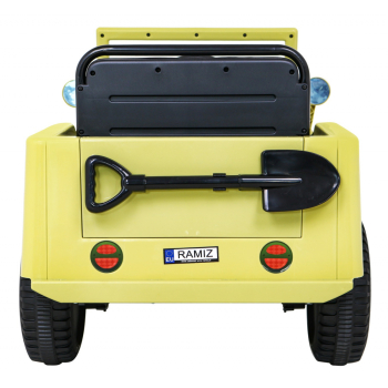 Autko Wojskowe Retro dla dzieci Beżowy + Napęd 4x4