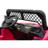 Autko terenowe Geoland Power dla 2 dzieci Różowy + Pilot + Silniki 2x200W + Bagażnik + Radio MP3 + LED