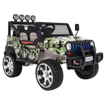 Autko terenowe Raptor Drifter Moro + Pilot + Napęd 4x4 + Schowek + Wolny Start + MP3 LED