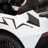 Auto Lamborghini Aventador SV na akumulator dla 2 dzieci Biały