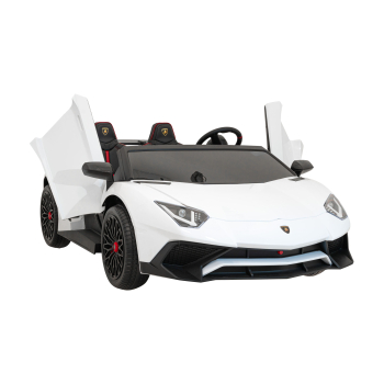 Auto Lamborghini Aventador SV na akumulator dla 2 dzieci Biały