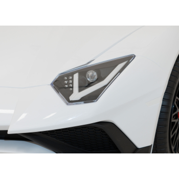 Auto Lamborghini Aventador SV na akumulator dla 2 dzieci Biały