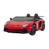 Auto Lamborghini Aventador SV na akumulator dla 2 dzieci Czerwony + Pilot 2,4 GHz + Pianka EVA + Audio LED