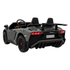 Auto Lamborghini Aventador SV na akumulator dla 2 dzieci Szary + Pilot 2,4 GHz + Pianka EVA + Audio LED