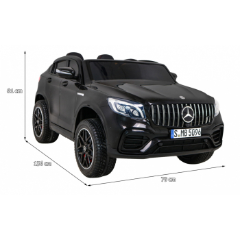 Auto Mercedes GLC 63S Czarne -  SUV dla dzieci + Napęd 4x4